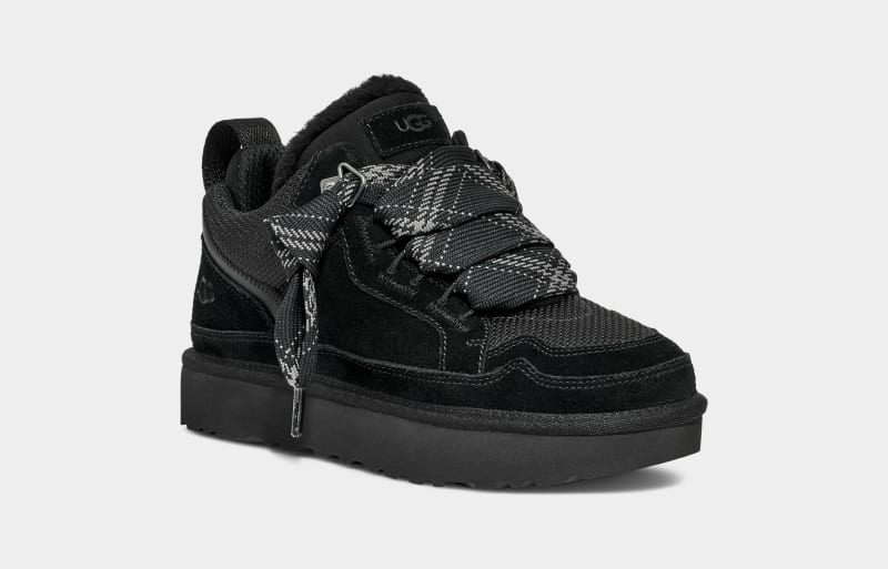 Black Ugg Lowmel Women's Sneakers | South Africa-9301248