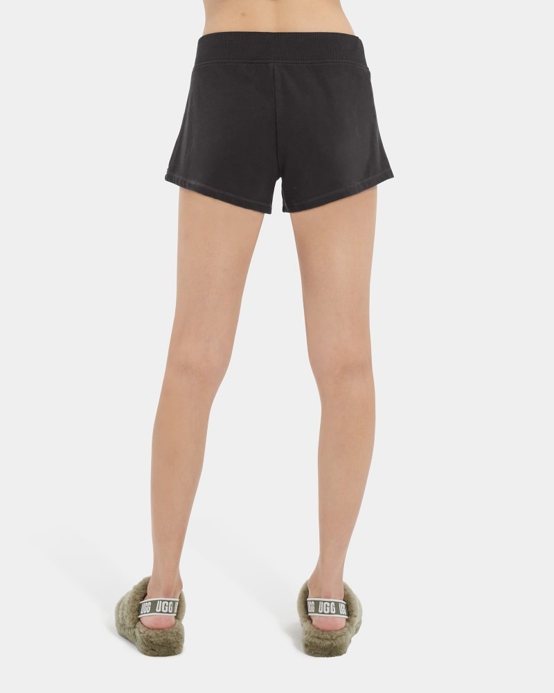 Black Ugg Maurice Micro Terry Women's Shorts | South Africa-3415790