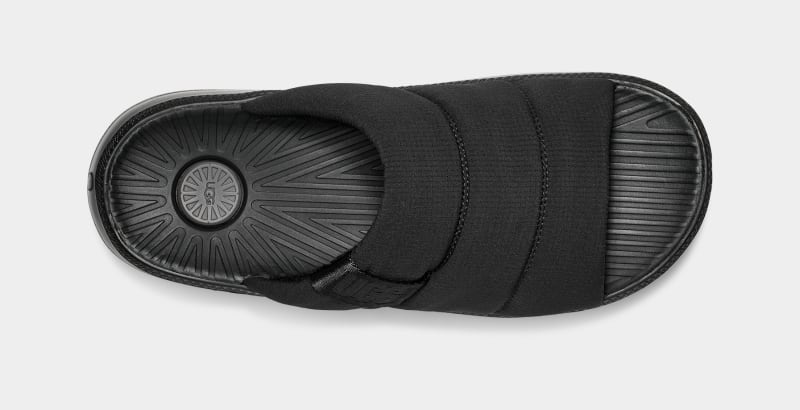 Black Ugg Maxxer Men's Slides | South Africa-9506713