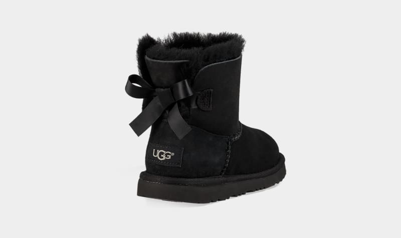 Black Ugg Mini Bailey Bow Ii Kids' Boots | South Africa-8079342