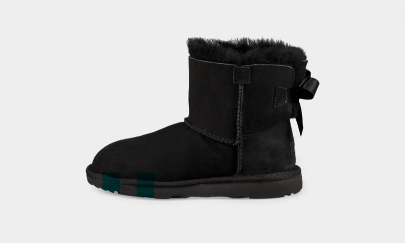 Black Ugg Mini Bailey Bow Ii Kids' Boots | South Africa-8079342