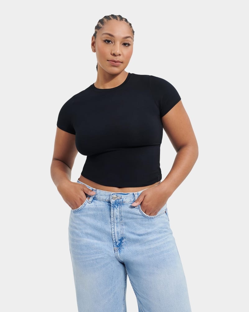 Black Ugg Miriam Baby Women's Tee | South Africa-7305926