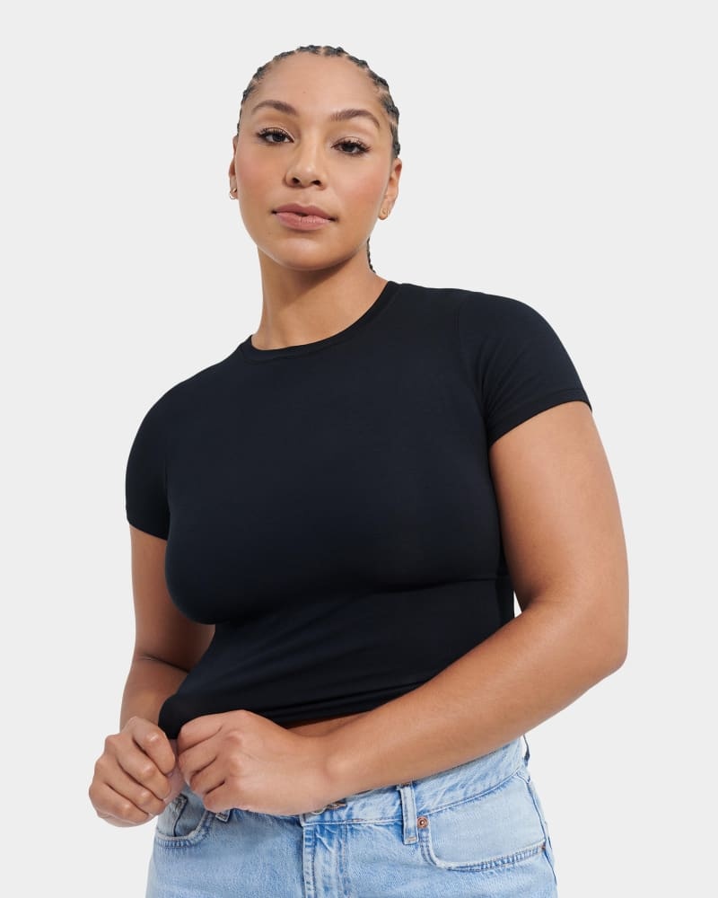 Black Ugg Miriam Baby Women's Tee | South Africa-7305926