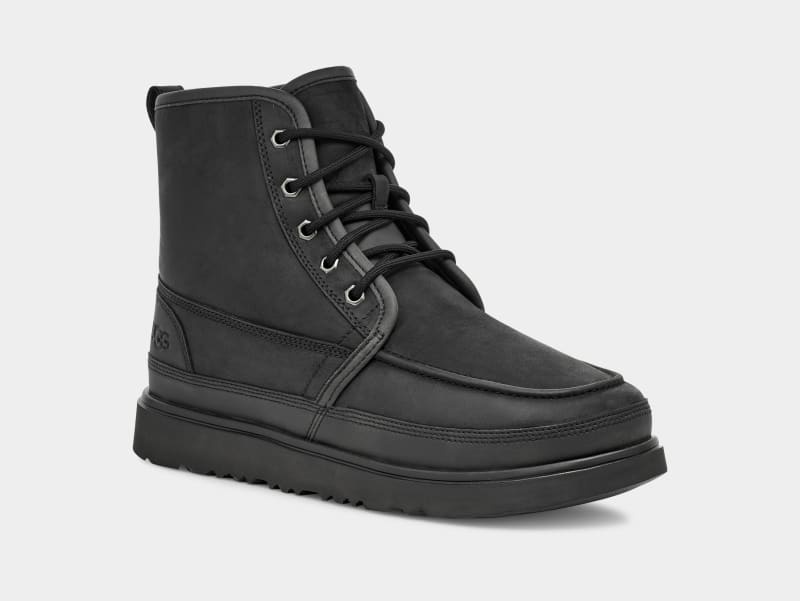 Black Ugg Neumel High Moc Weather Men's Boots | South Africa-0716324