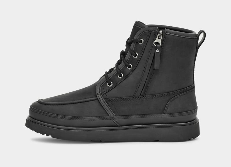 Black Ugg Neumel High Moc Weather Men's Boots | South Africa-0716324