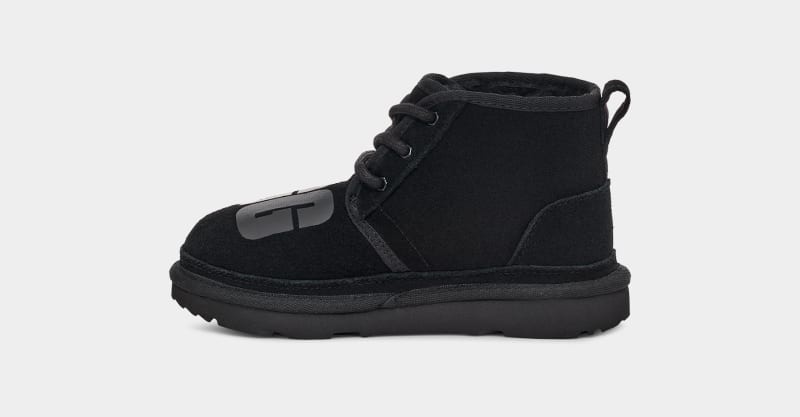 Black Ugg Neumel Ii Scatter Graphic Kids' Boots | South Africa-9356208