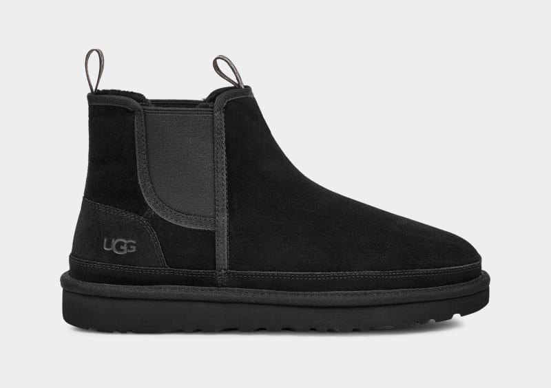 Black Ugg Neumel Men\'s Chelsea Boots | South Africa-3984561