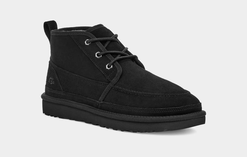 Black Ugg Neumel Moc Men's Boots | South Africa-8942751