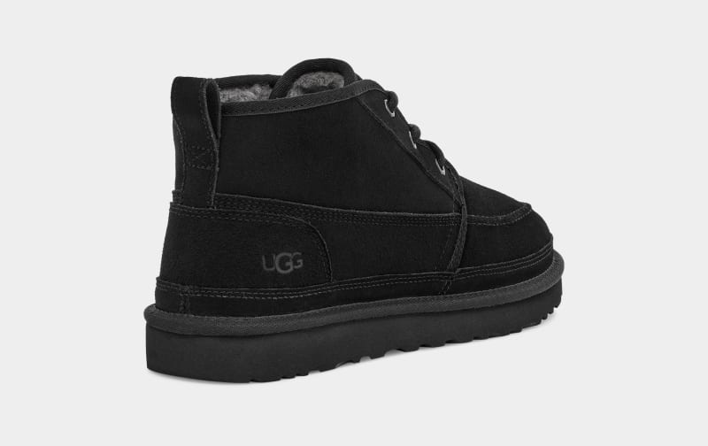 Black Ugg Neumel Moc Men's Boots | South Africa-8942751