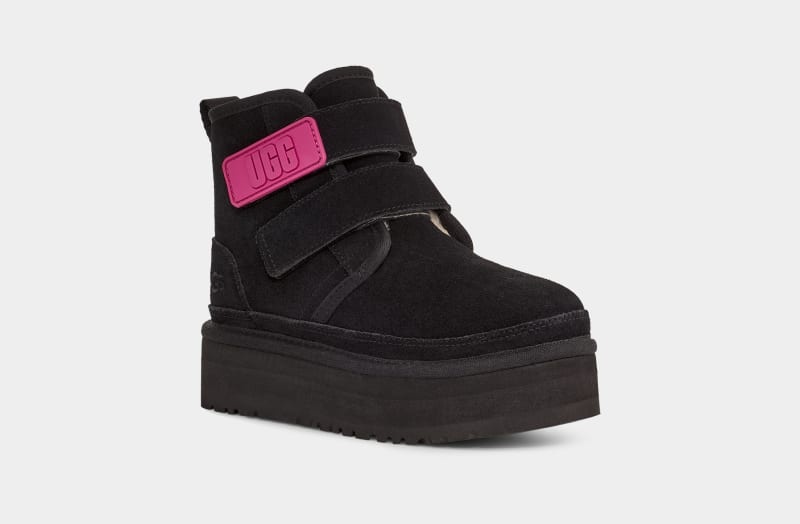 Black Ugg Neumel Platform Kids' Boots | South Africa-4685910