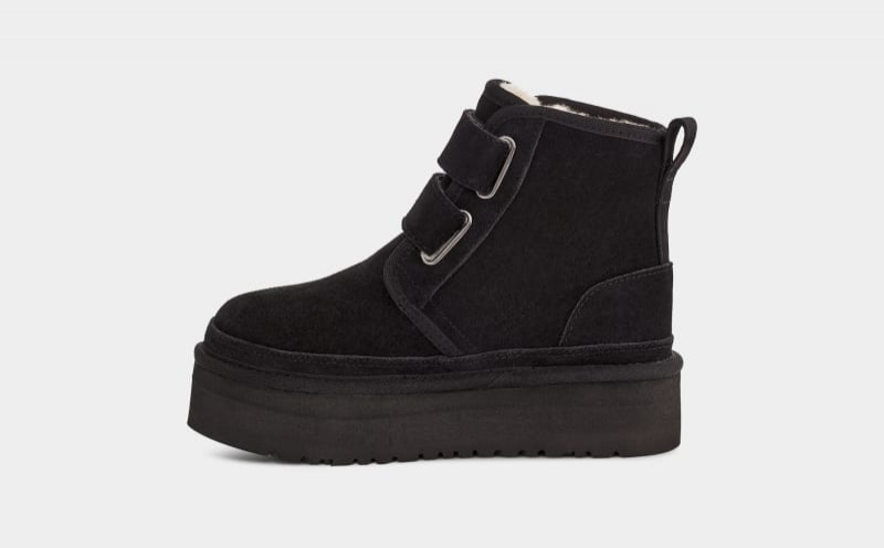 Black Ugg Neumel Platform Kids' Boots | South Africa-4685910