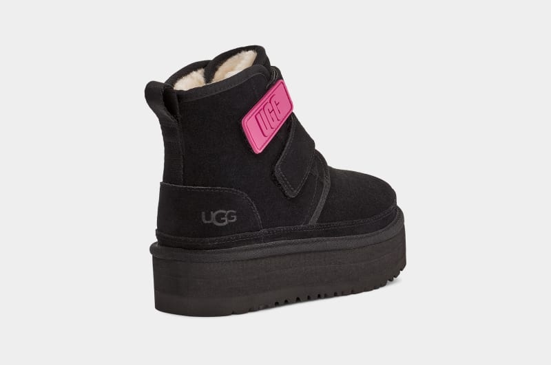 Black Ugg Neumel Platform Kids' Boots | South Africa-4685910