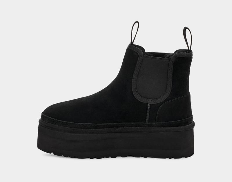 Black Ugg Neumel Platform Women's Chelsea Boots | South Africa-3017982