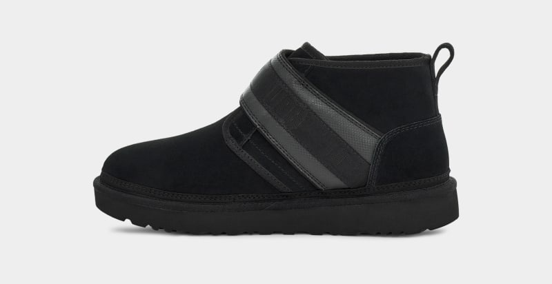 Black Ugg Neumel Snapback Men's Boots | South Africa-2160437