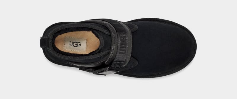 Black Ugg Neumel Snapback Men's Boots | South Africa-2160437