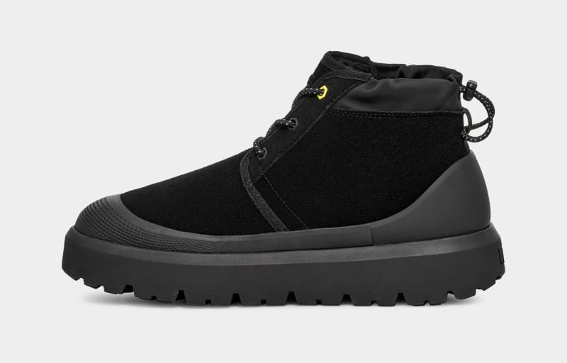 Black Ugg Neumel Weather Hybrid Men's Boots | South Africa-6078314