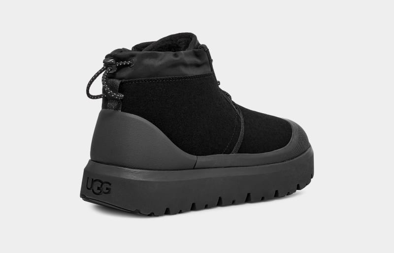 Black Ugg Neumel Weather Hybrid Men's Boots | South Africa-6078314