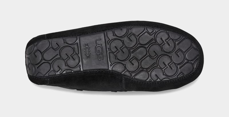 Black Ugg Olsen Men's Slippers | South Africa-3192485