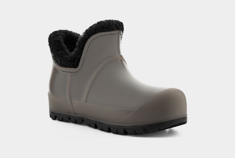 Black Ugg Raincloud Clear Women's Boots | South Africa-4108957