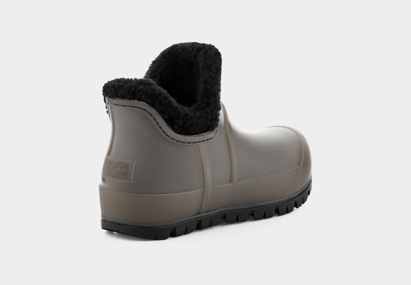 Black Ugg Raincloud Clear Women's Boots | South Africa-4108957