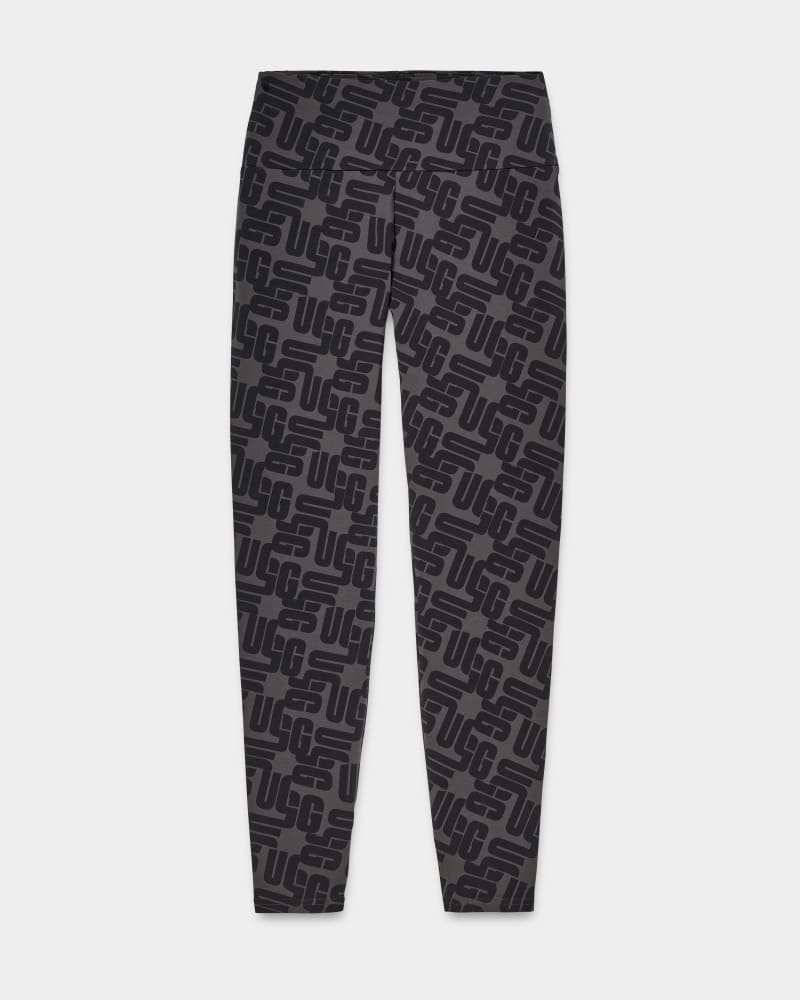 Black Ugg Saylor Monogram Women's Leggings | South Africa-5894316