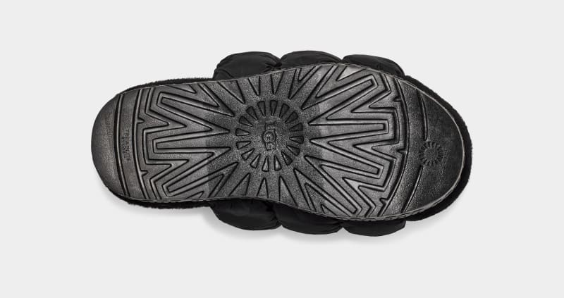 Black Ugg Scrunchita Women's Slippers | South Africa-5742801