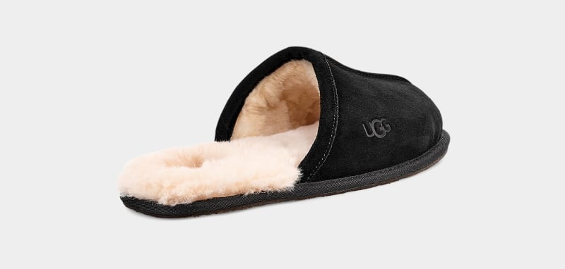 Black Ugg Scuff Men's Slippers | South Africa-8920537