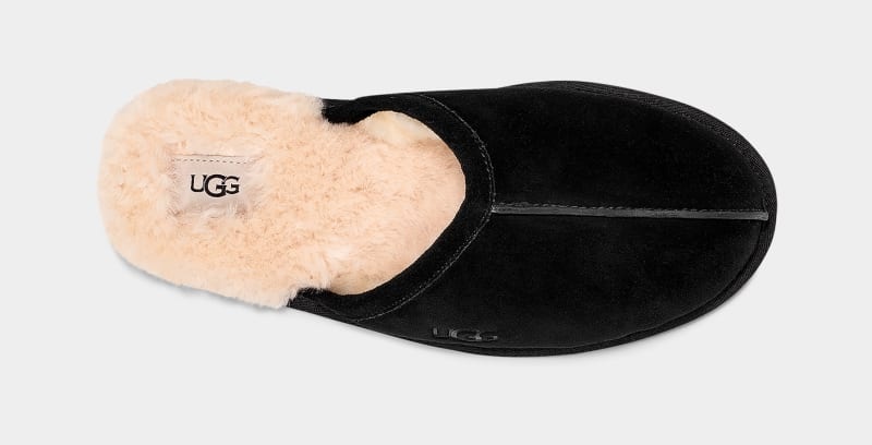 Black Ugg Scuff Men's Slippers | South Africa-8920537