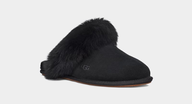 Black Ugg Scuff Sis Women's Slippers | South Africa-0389576