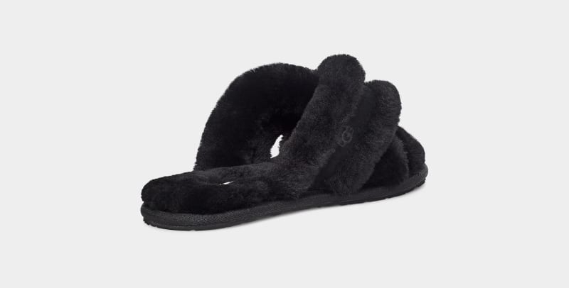 Black Ugg Scuffita Women's Slippers | South Africa-5673128