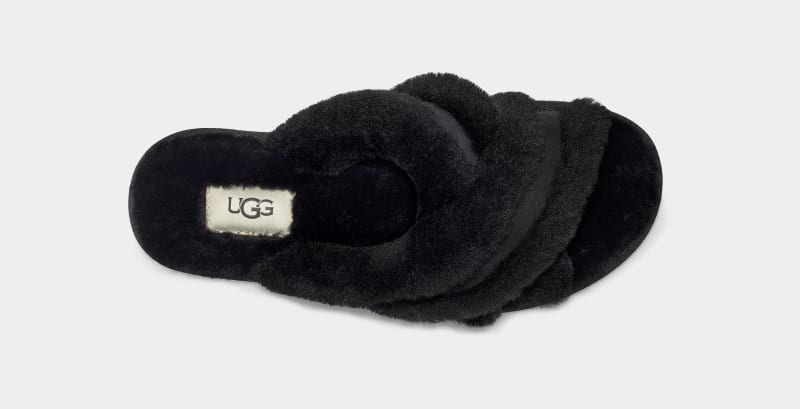 Black Ugg Scuffita Women's Slippers | South Africa-5673128