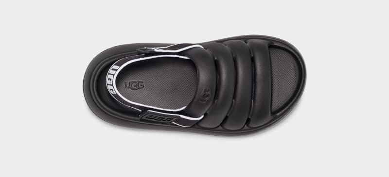 Black Ugg Sport Yeah Kids' Slippers | South Africa-4598076