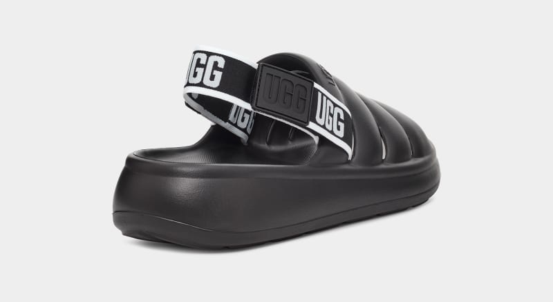 Black Ugg Sport Yeah Men's Sandals | South Africa-4581273