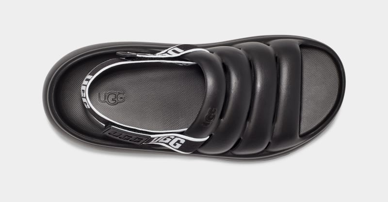 Black Ugg Sport Yeah Men's Sandals | South Africa-4581273