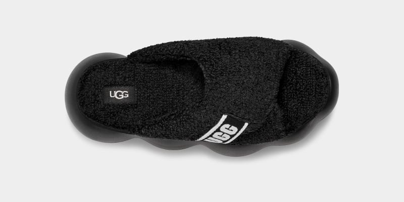 Black Ugg Sugarcloud Women's Slides | South Africa-6319804