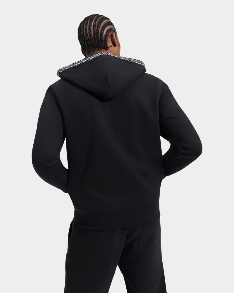 Black Ugg Tasman Full Zip Men's Hoodie | South Africa-8974532