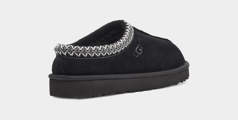 Black Ugg Tasman Men's Slippers | South Africa-2309618