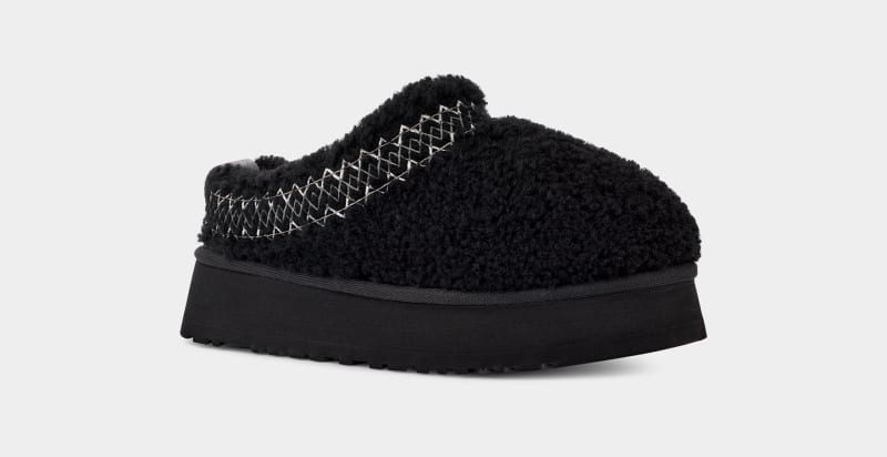 Black Ugg Tazz Ugg Braid Women's Clogs | South Africa-9267814