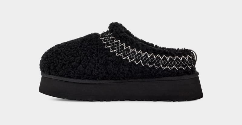 Black Ugg Tazz Ugg Braid Women's Clogs | South Africa-9267814