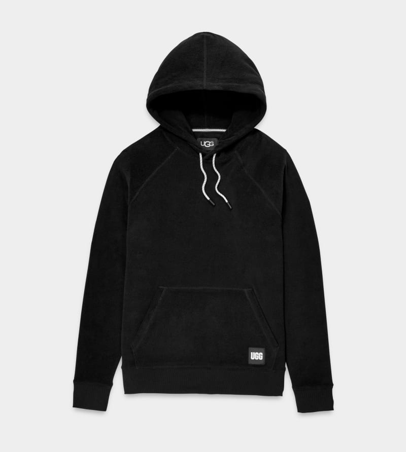 Black Ugg Terrance Men's Hoodie | South Africa-1924376