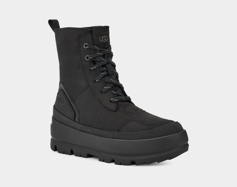 Black Ugg The Ugg Lug Women's Boots | South Africa-2470659