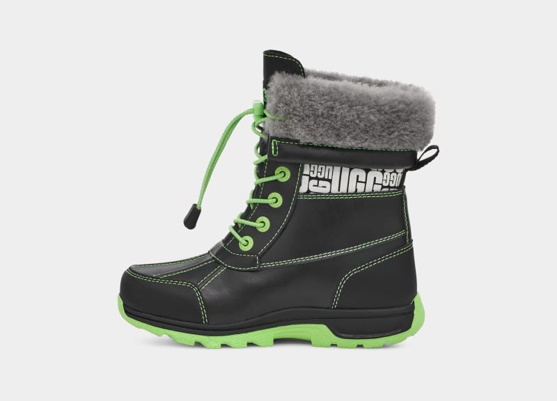 Black / Green Ugg Butte Ii Cwr Glow Graphic Kids' Winter Boots | South Africa-9167820