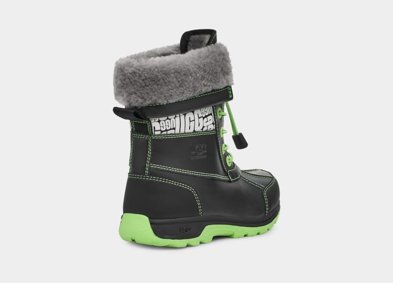 Black / Green Ugg Butte Ii Cwr Glow Graphic Kids' Winter Boots | South Africa-9167820