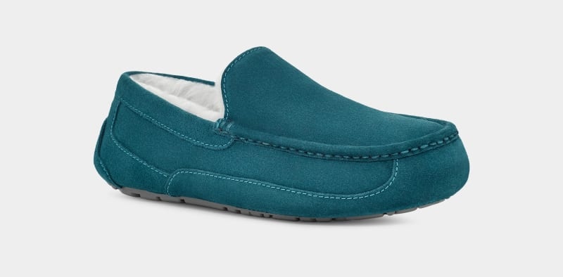 Blue Ugg Ascot Men's Slippers | South Africa-3872045