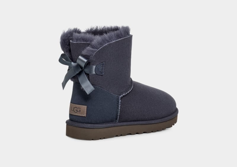 Blue Ugg Mini Bailey Bow Ii Women's Boots | South Africa-1695278