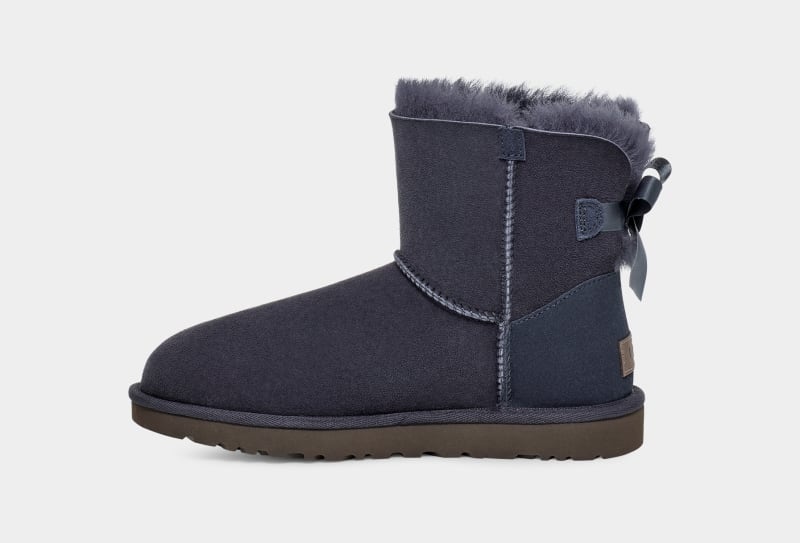 Blue Ugg Mini Bailey Bow Ii Women's Boots | South Africa-1695278