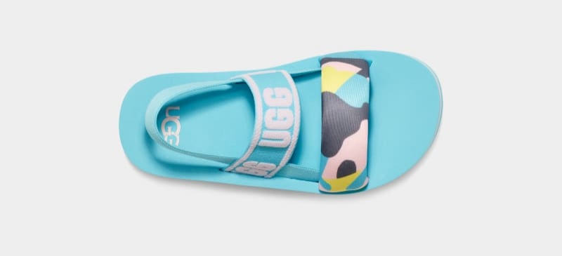 Blue Ugg Zuma Sling Camopop Kids' Slippers | South Africa-2910783