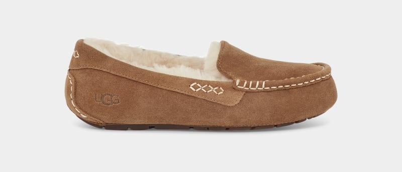 Brown Ugg Ansley Women\'s Moccasins | South Africa-7348901