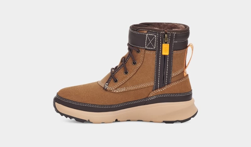 Brown Ugg Arren Weather Kids' Boots | South Africa-4627598