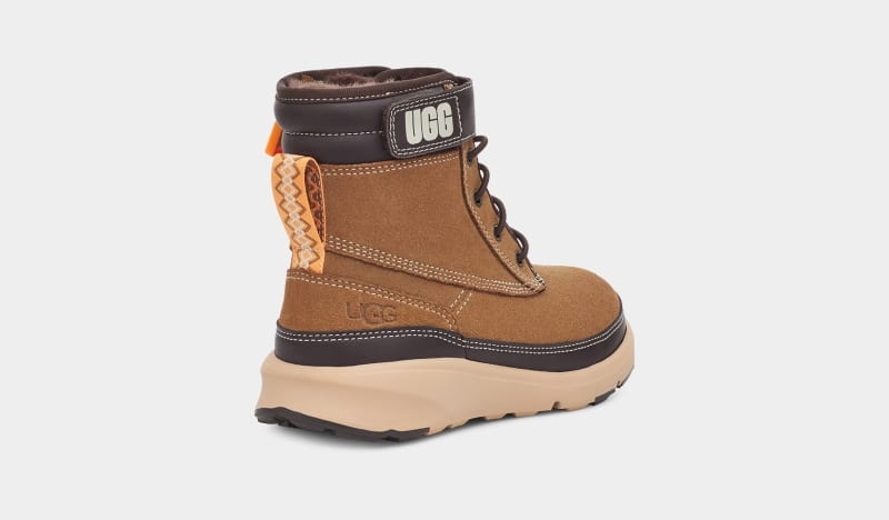 Brown Ugg Arren Weather Kids' Boots | South Africa-4627598